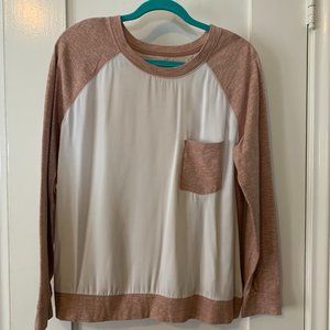 Lou & Grey Baseball Shirt w/ Silk-like body (size L)